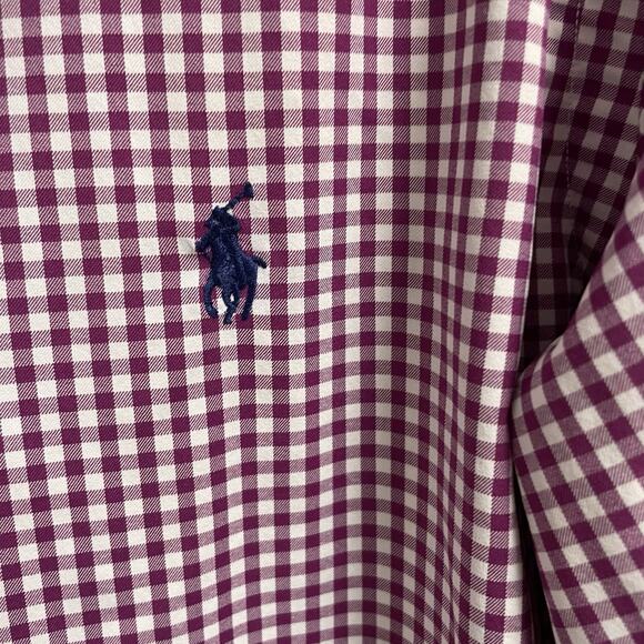 Ralph Lauren Mens Size XL Classic Fit Performance Stretch Button Down Checkered - Picture 2 of 4